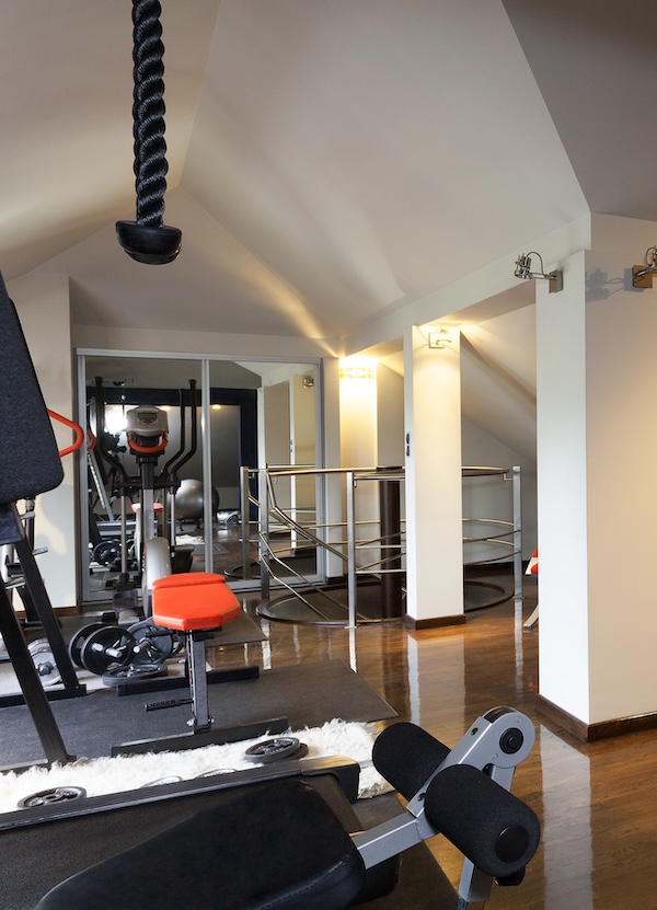 Fitness Room and Garage Transformation